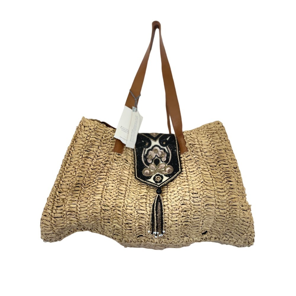 Anabaglish Nola Raffia Tote